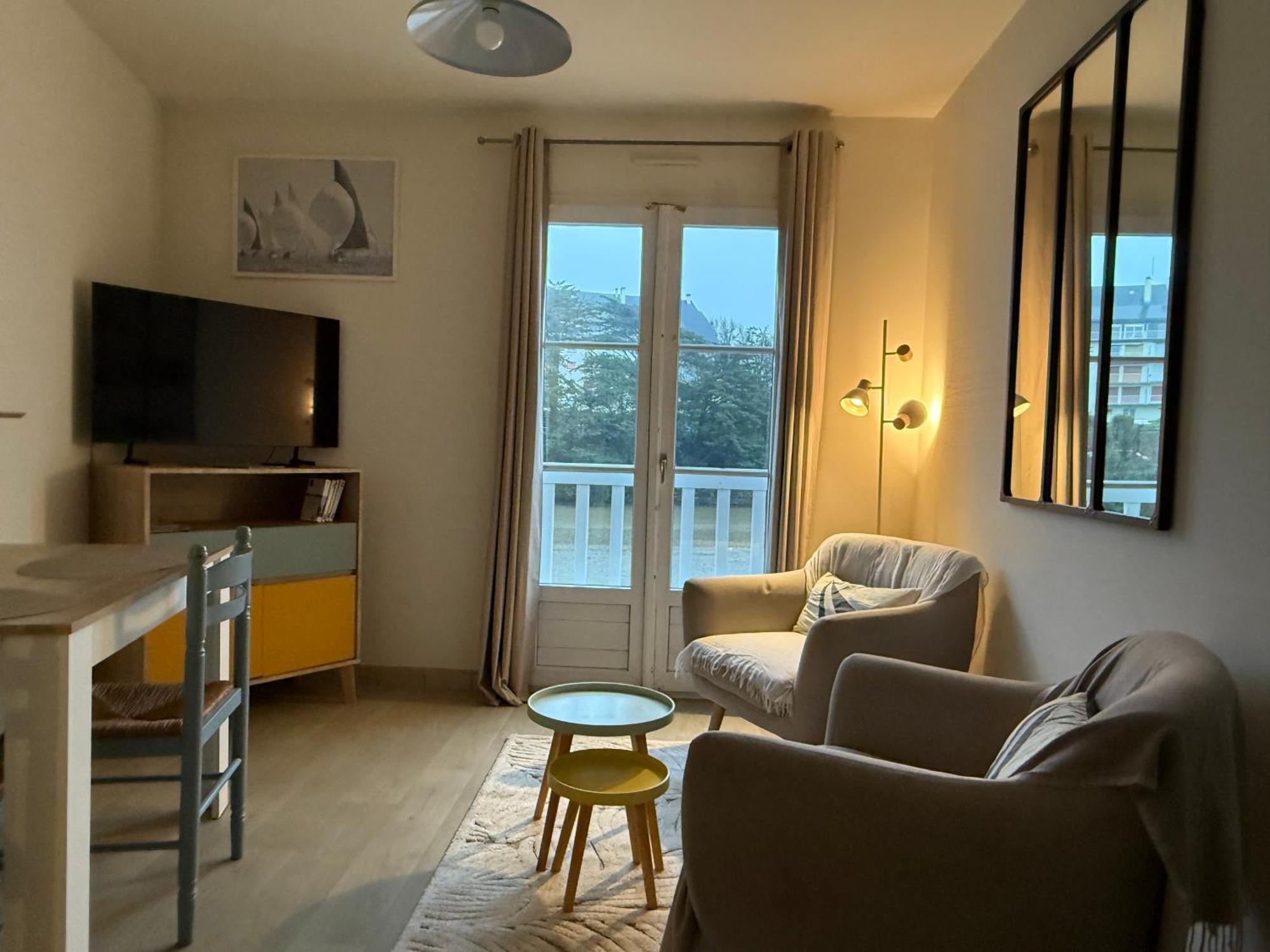 Appartement T2 Vue Sur La Riviere Avec Garage Privatif - Port De Saint-Goustan Auray Εξωτερικό φωτογραφία